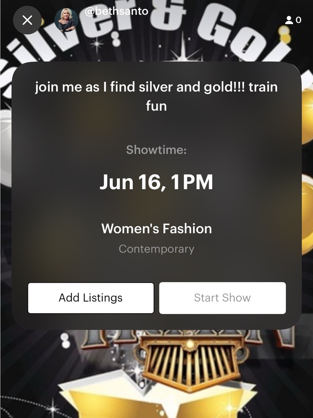 Silver & Gold train fun!!!! Mystery bags and more 6/16 1pm eastern